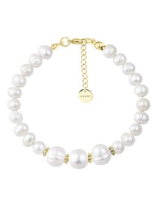 Manoki Luxusní perlový náramek Debora - chirurgická ocel