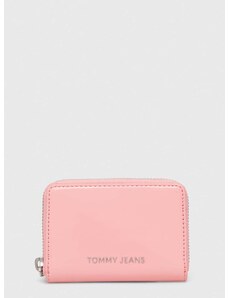 Peněženka Tommy Jeans růžová barva