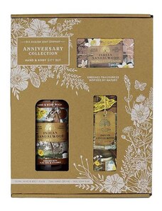 Kosmetická sada pro každodenní péči The English Soap Company Indian Sandalwood 3-pack