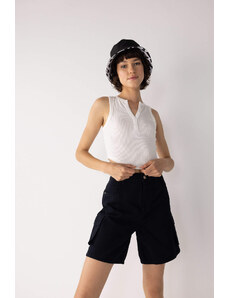 DEFACTO Regular Cargo Gabardine Shorts