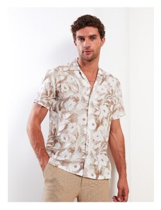 LC Waikiki A comfy fit. Resort Collar Patterned Short-Sleeved Men's Shirt.