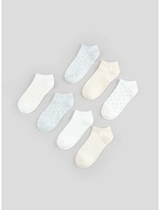 Sinsay - Sada 7 párů ponožek s vysokým podílem bavlny - vícebarevná
