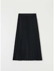 Sinsay - Plisovaná midi sukně - černá