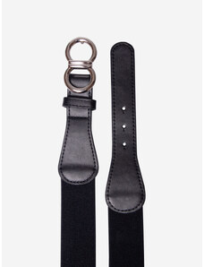Shelvt Women's elastic belt black