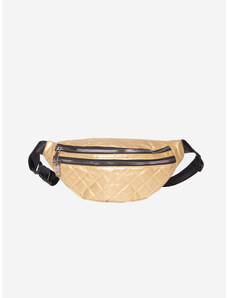 Shelvt Women's gold waist bag