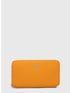 Peněženka Tommy Hilfiger oranžová barva, AW0AW16009