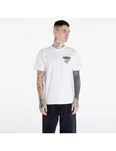 OBEY Clothing Pánské tričko OBEY Floral Garden T-Shirt White