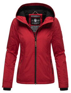 Dámská outdoorová bunda s kapucí Brombeere Marikoo - DARK RED
