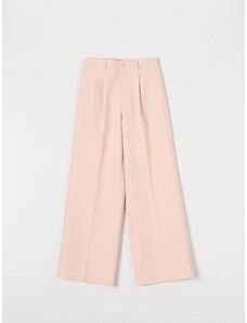 Sinsay - Elegantní kalhoty - pastelová růžová