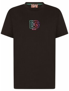 DOLCE & GABBANA Rainbow Black tričko
