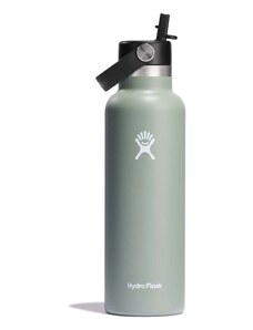 Termoláhev Hydro Flask 21 Oz Standard Flex Straw Cap Agave zelená barva, S21FS374