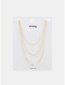 Sinsay - Sada 3 řetízků - zlatá
