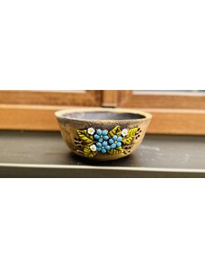 Keramika Javorník Mísa - modrokvětky