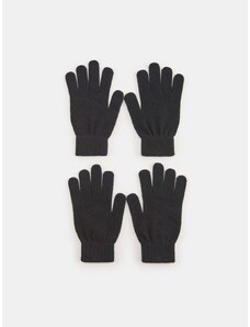 Sinsay - Sada 2 párů rukavic - černá