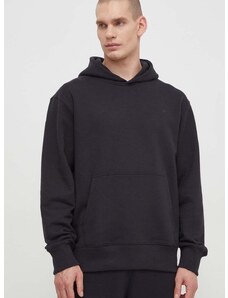 Bavlněná mikina adidas Originals Contempo French Terry Hoodie pánská, černá barva, s kapucí, hladká, HK2937