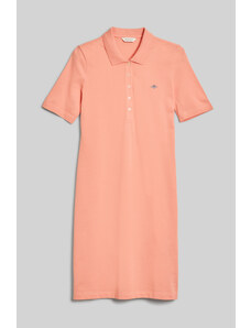 ŠATY GANT SLIM SHIELD SS PIQUE POLO DRESS růžová XS