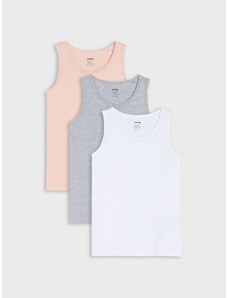 Sinsay - Sada 3 triček - vícebarevná