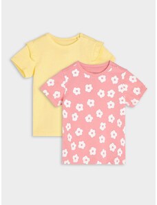 Sinsay - Sada 2 triček - růžová