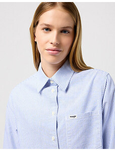 košile Wrangler SHIRT BLUE STRIPE