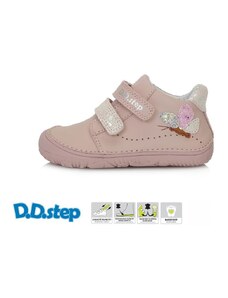 Celoroční obuv DDstep barefoot S073-41984M Baby Pink
