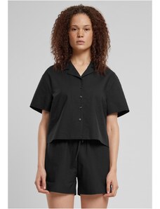 UC Ladies Dámská košile Seersucker - černá
