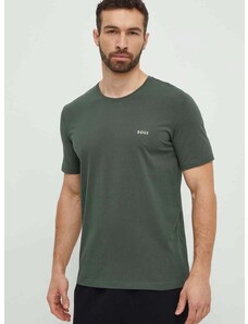 Tričko BOSS zelená barva