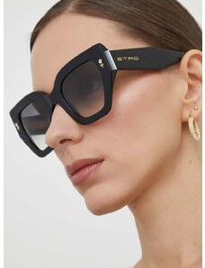 Sluneční brýle Etro dámské, černá barva, ETRO 0010/S
