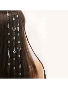 Girlshow Sada kovových prstýnků do vlasů - 35 ks