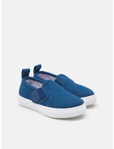 Sinsay - Tenisky slip-on - námořnická modrá