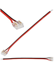 BERGE Konektor pro LED pásky COB MONO - 10mm - pásek-napájení