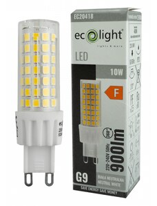 ECO LIGHT LED žárovka G9 - 10W - neutrální bílá