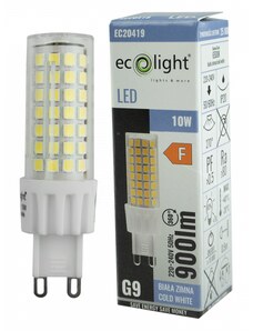 ECO LIGHT LED žárovka G9 - 10W - studená bílá