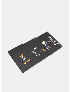 Sinsay - Zápisník velikosti A5 3 pack Looney Tunes - černá