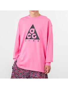 Pánské tričko Nike NRG ACG Longsleeve Logo Tee Lotus Pink/ Black