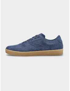 4F Pánské kožené boty lifestyle sneakers OAK - tmavě modré