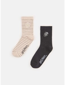 Sinsay - Sada 2 párů ponožek Harry Potter - vícebarevná