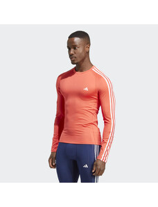 ADIDAS Tričko Techfit 3-Stripes Training Long Sleeve