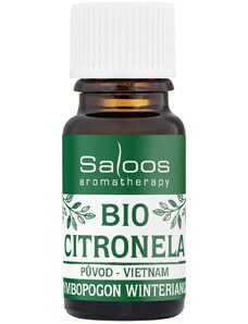 Saloos – BIO esenciální olej Citronela (Cymbopogon winterianus), 5 ml
