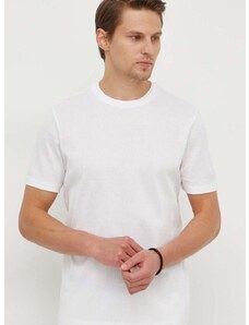 Bavlněné tričko BOSS bílá barva, 50511595