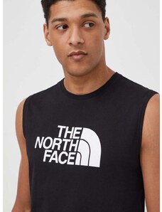 Bavlněné tričko The North Face černá barva, NF0A87R2JK31