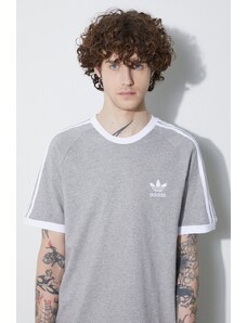 Bavlněné tričko adidas Originals šedá barva, IA4848