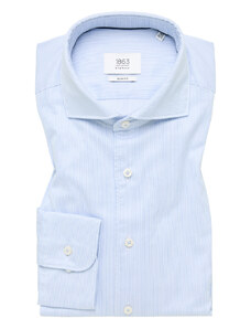 Košile Eterna Slim Fit "Uni Twill" Soft tailoring pruhovaná modrá 2357_12FS82