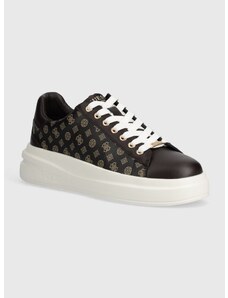 Sneakers boty Guess ELBINA hnědá barva, FLJELB FAL12