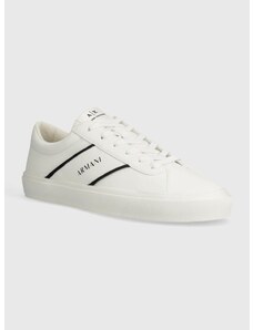 Sneakers boty Armani Exchange bílá barva, XUX165 XV758 K488