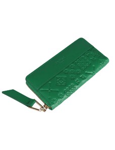 Jadise Dámská kožená peněženka majolika " VERDE"na zip