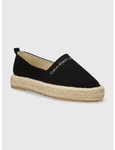 Dětské espadrilky Calvin Klein Jeans černá barva