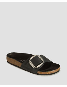 Černé dámské pantofle Birkenstock Madrid Oiled Leather