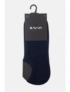 Avva Men's Navy Blue Sneaker Socks
