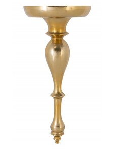 Noble Home Nástěnný zlatý konzolový stolek Barock Scala 80 cm