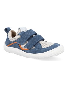 Barefoot dětské tenisky Froddo - Base denim modré